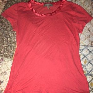 Banana Republic Tops - Sale Orange banana republic satin collar cap slv Banana Republic Tops - Sale Orange banana republic satin collar cap slv